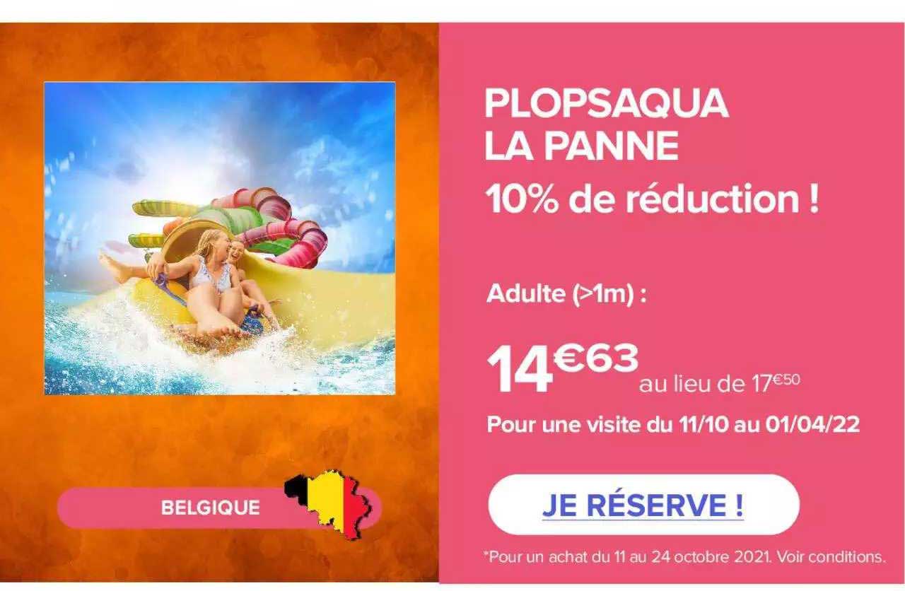 Plopsaqua La Panne 10% De Réduction