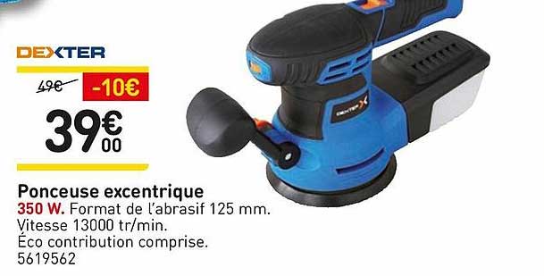 ponceuse excentrique dexter