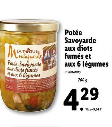 Potée Savoyarde Aux Diots Fumés Et Aux 6 Légumes La Toque Montagnarde