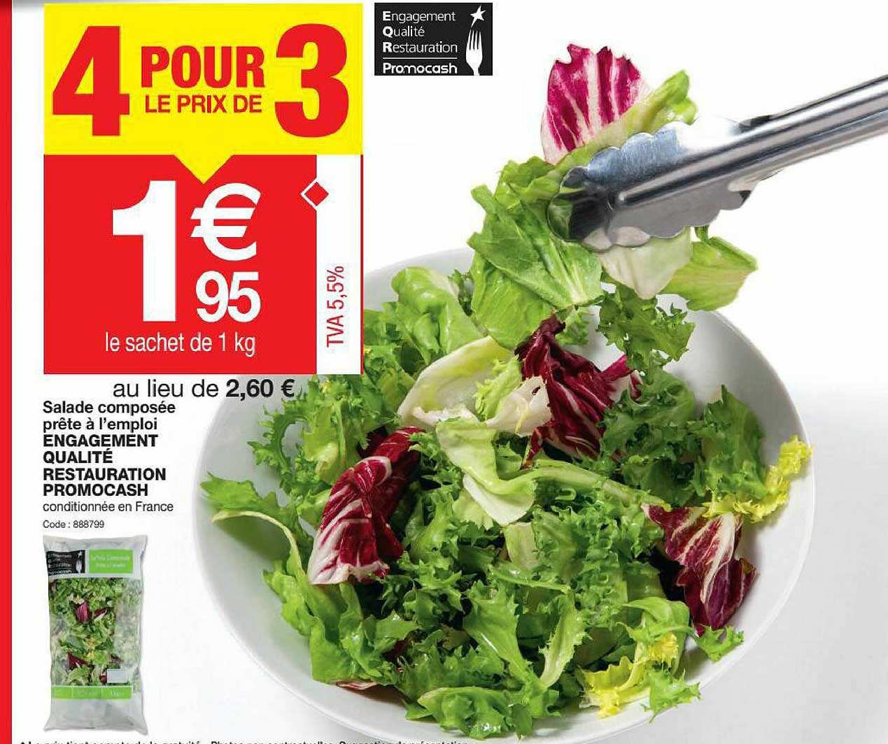 salade composée prête à l'emploi engagement qualité restauration promocash