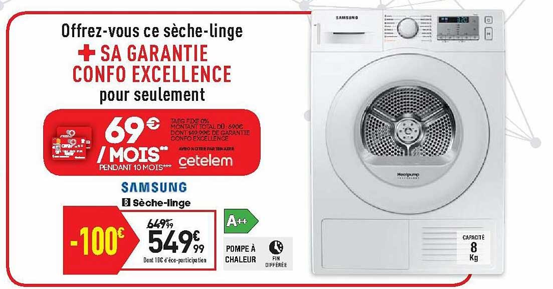 samsung sèche-linge