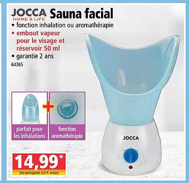 sauna facial jocca home & life