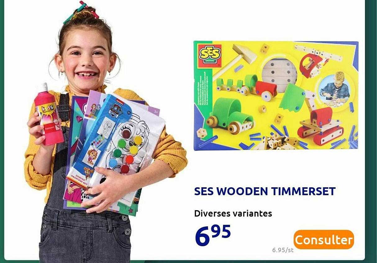 ses wooden timmerset