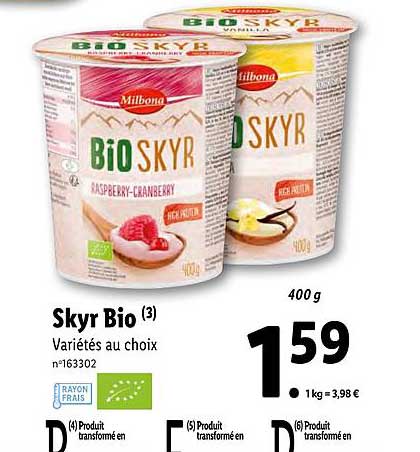 Skyr Bio Milbona