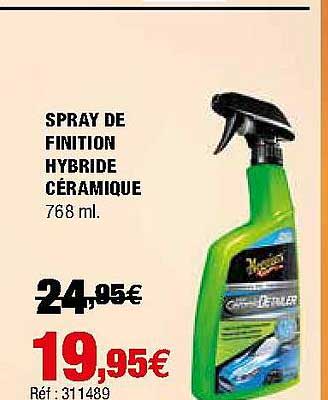 spray de finition hybride céramique