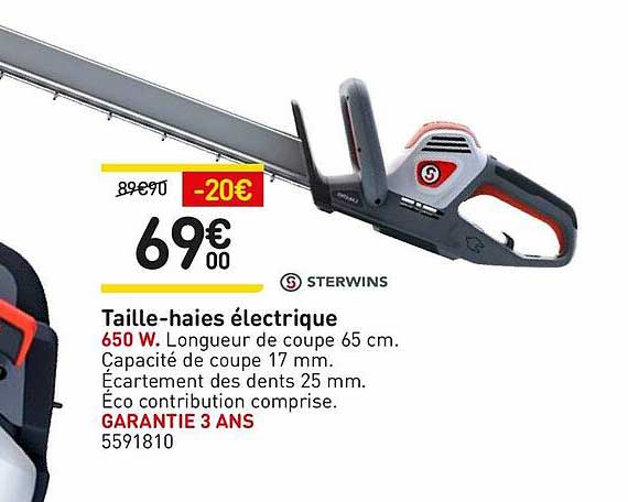 taille-haies électrique sterwins