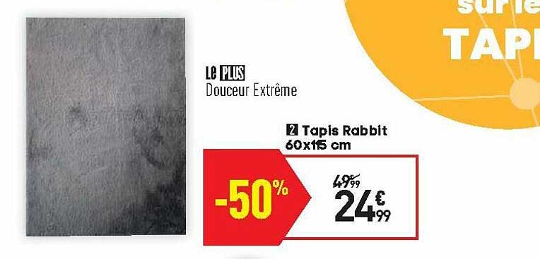 tapis rabbit 60x115 cm