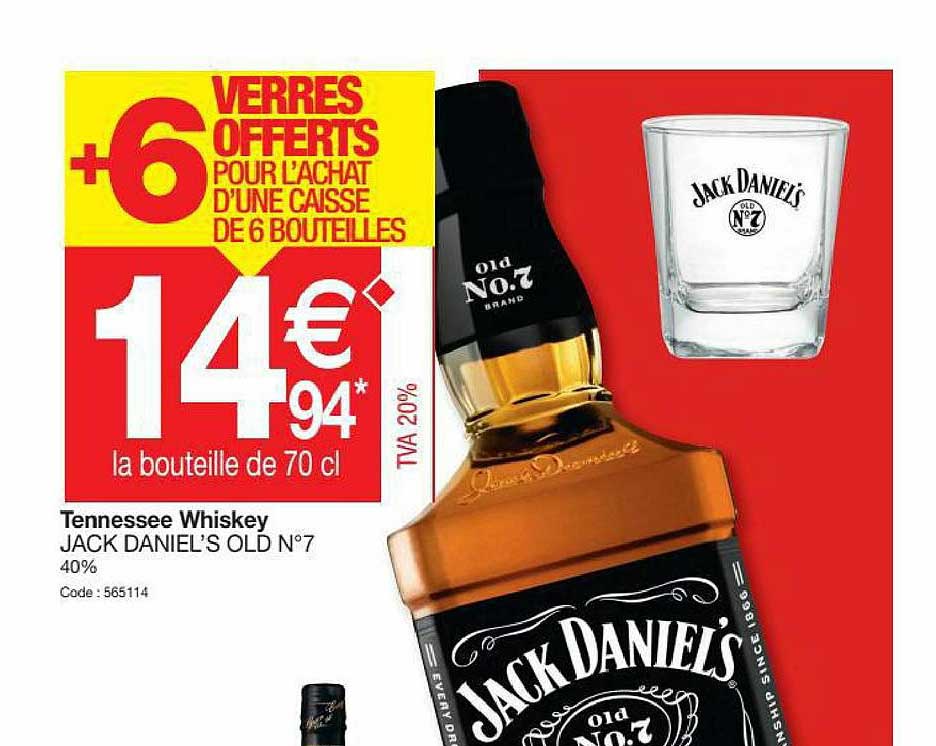 tennessee whiskey jack daniel's old n°7