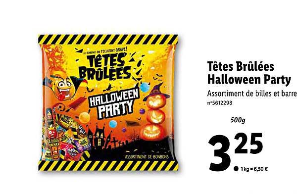 têtes brûlées halloween party
