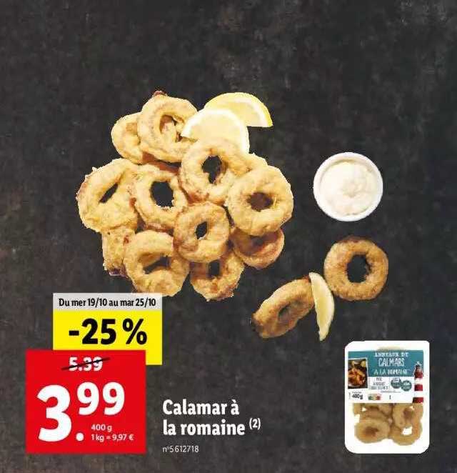 Calamar à La Romaine