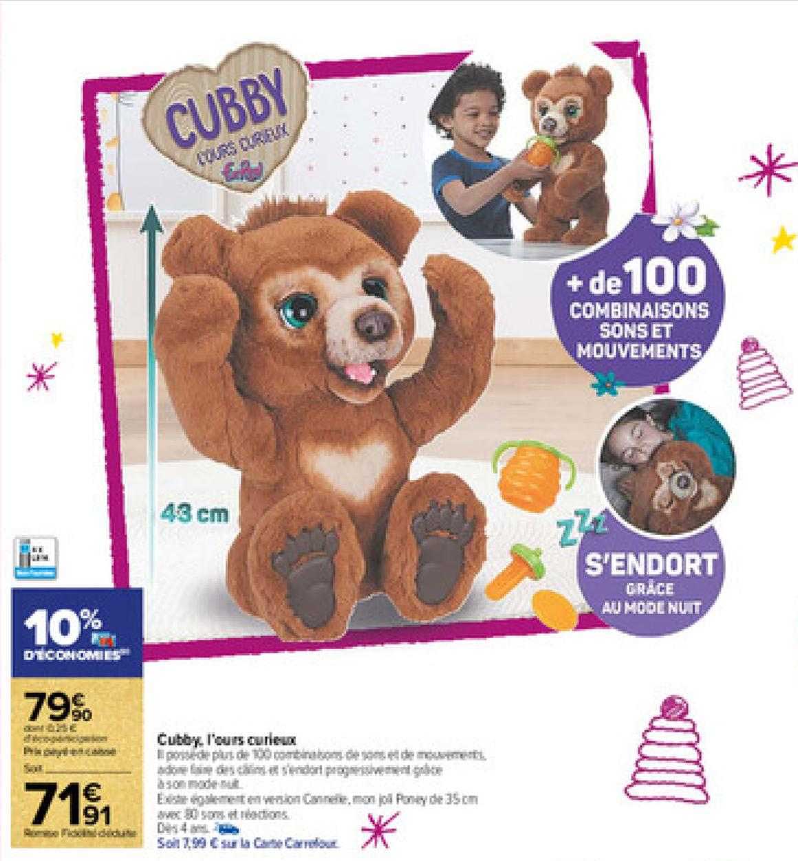 cubby, l'ours curieux