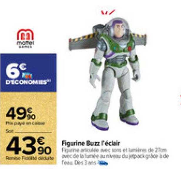 figurine buzz l'éclair mattel games