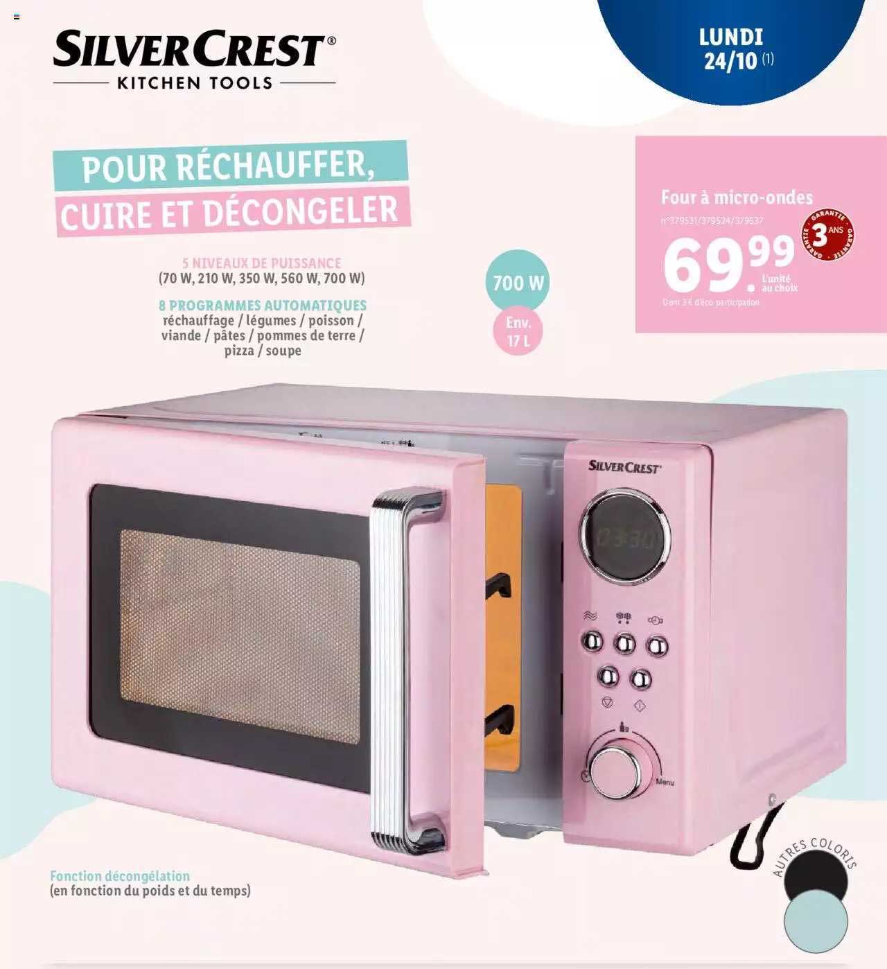 four à micro-ondes silvercrest