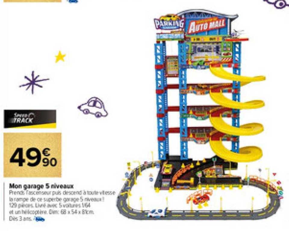 mon garage 5 niveaux speed track