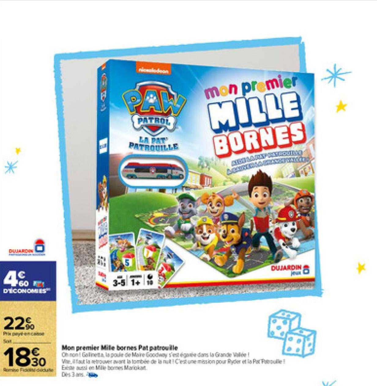 mon premier mille bornes pat patrouille