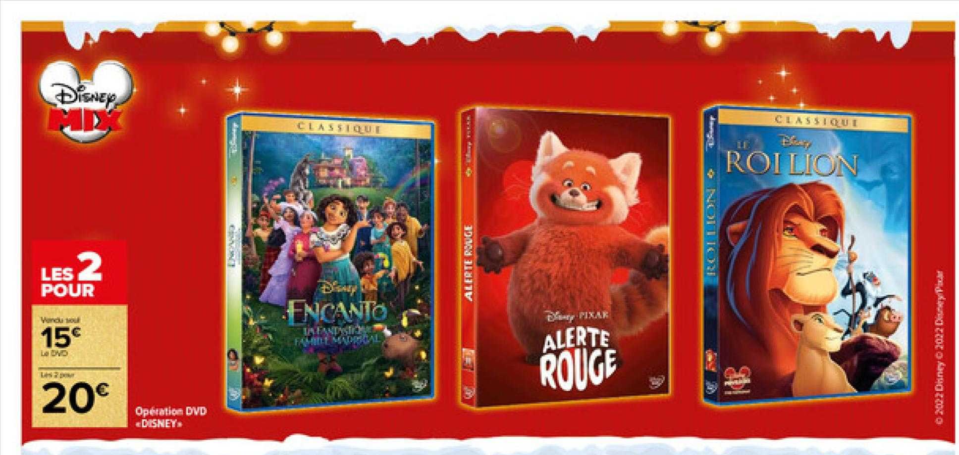 Opération Dvd «disney»