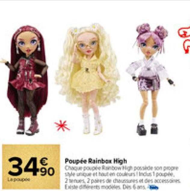 poupée rainbow high
