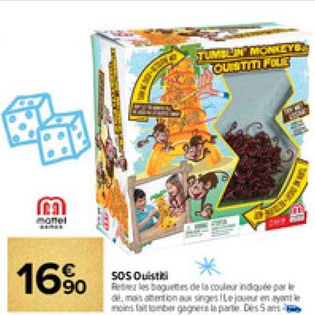 Sos Ouistiti Mattel Games