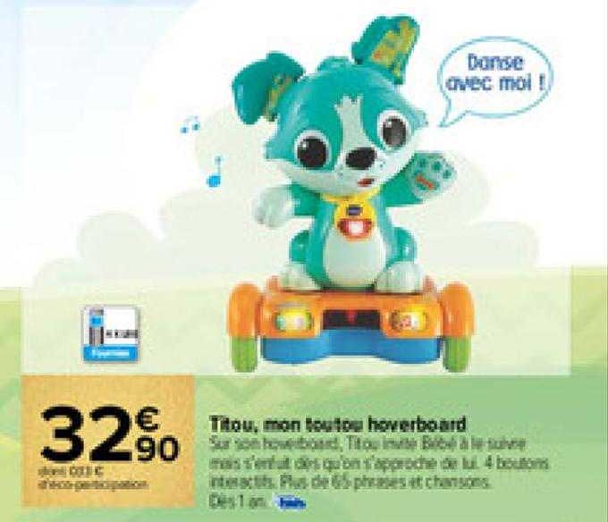 titou, mon toutou hoverboard