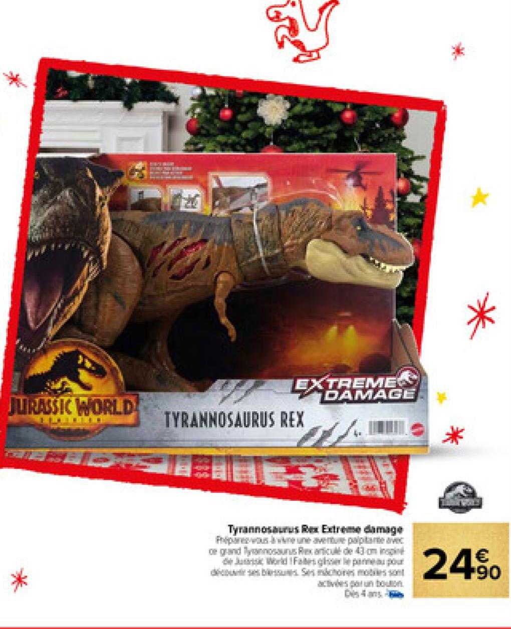 tyranosaurus rex extrême damage jurassic world