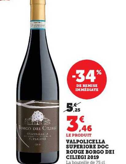valpolicella superiore doc rouge borgo dei ciliegi 2019