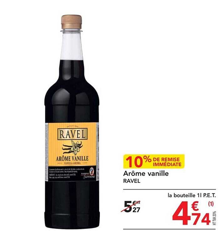 arôme vanille ravel