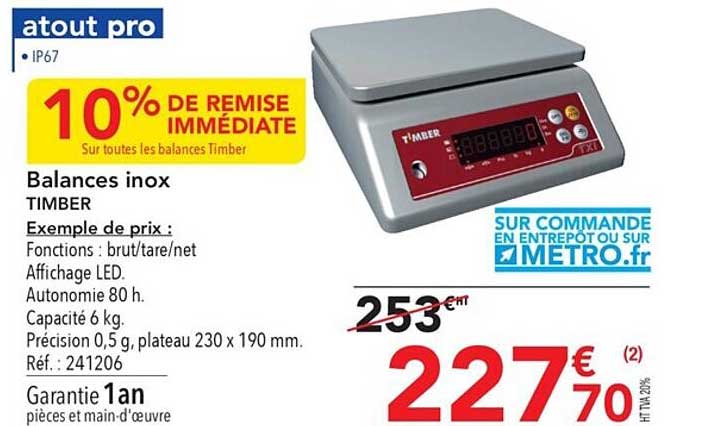 balances inox timber