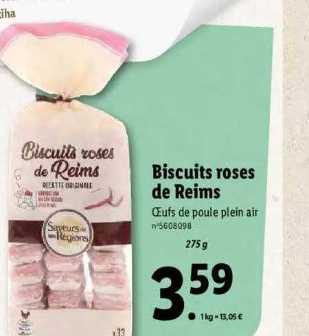 biscuits roses de reims