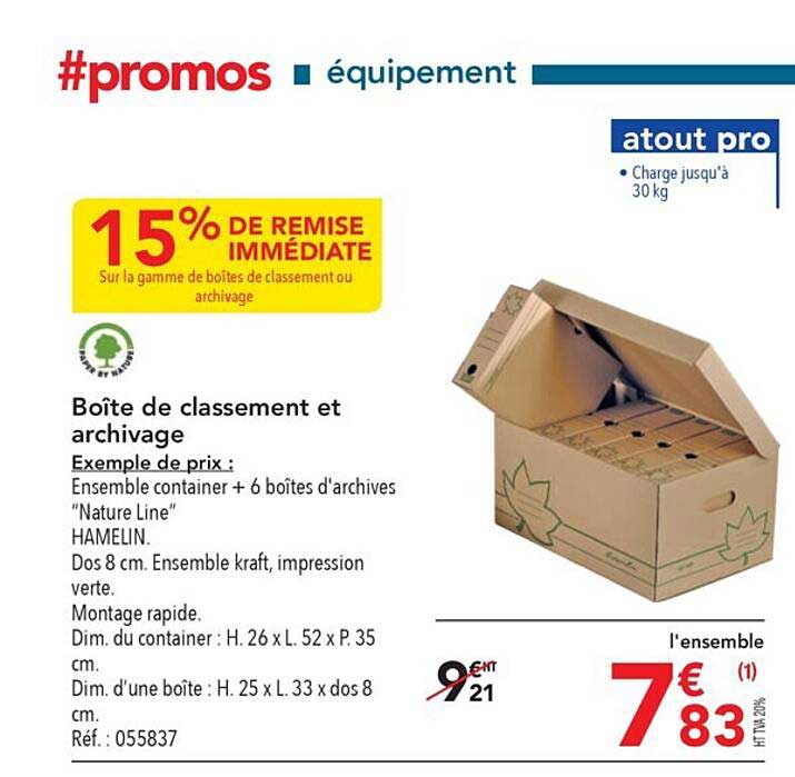 boîte de classement et archivage