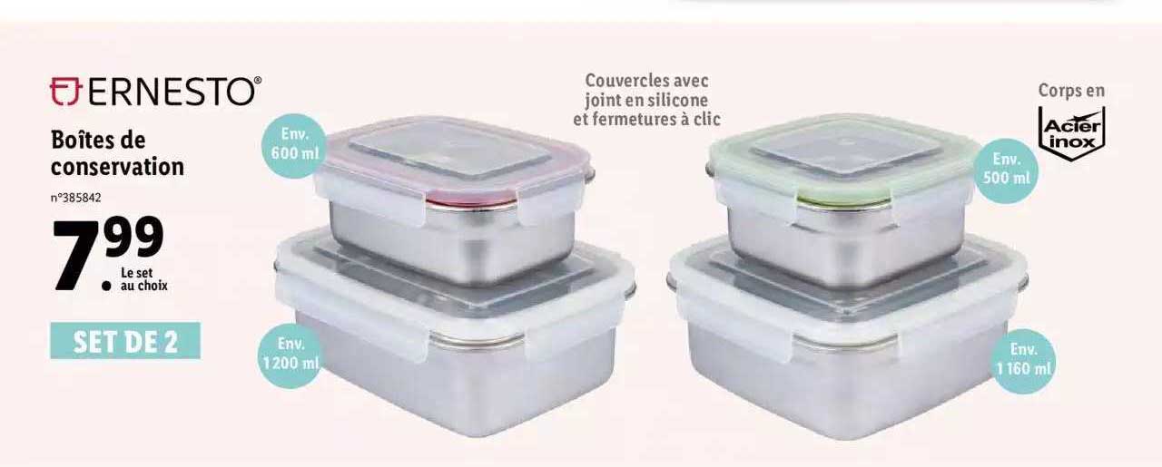Boîte De Conservation Ernesto