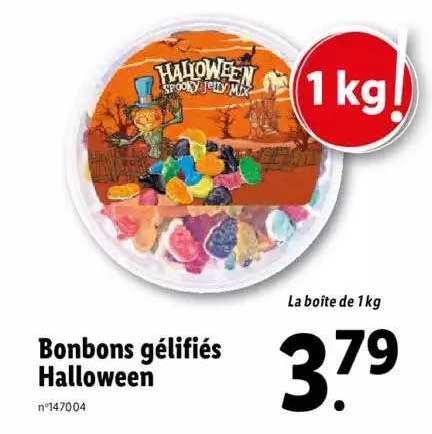 Bonbons Gélifiés Halloween