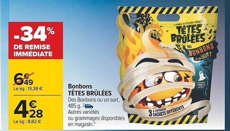 Bonbons Têtes Brûlées