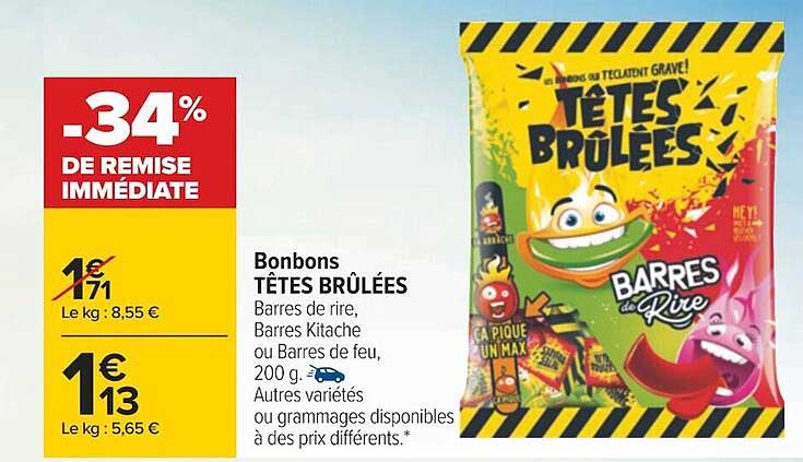 Bonbons Têtes Brûlées