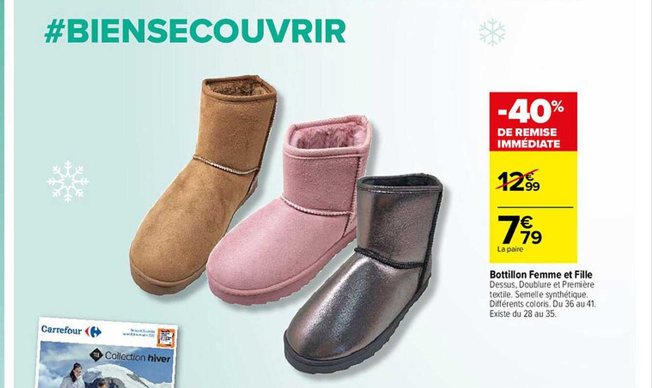 bottillon femme et fille