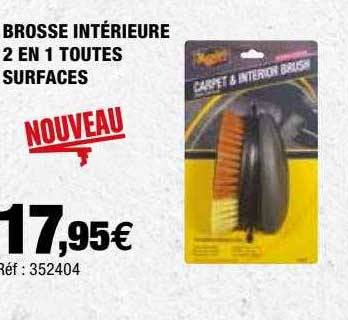brosse intérieure 2 en 1 toutes surfaces