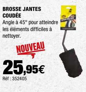 brosse jantes coudée
