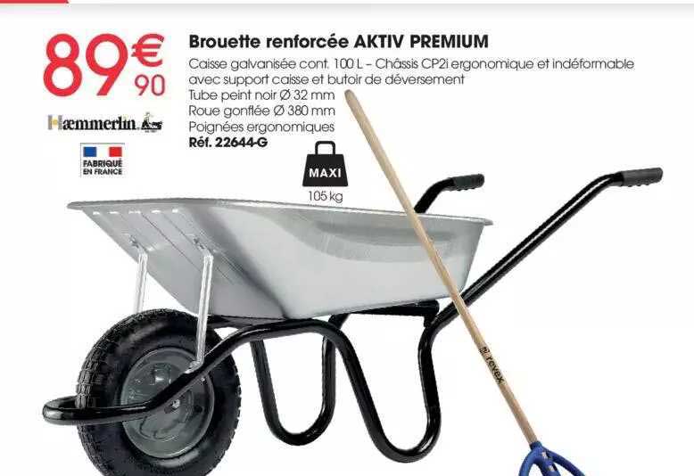 brouette renforcée aktiv premium haemmerlin