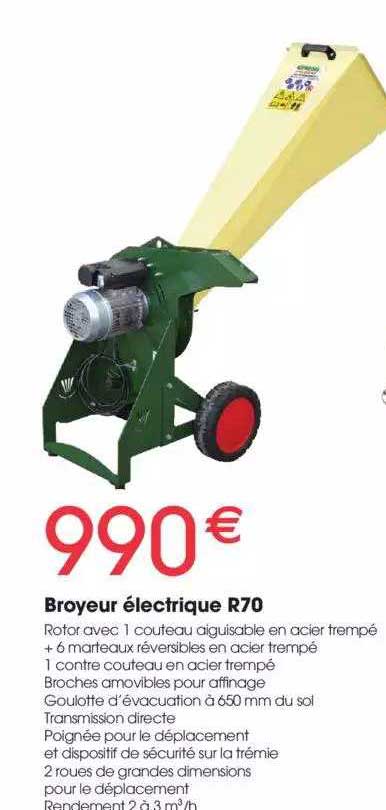 broyeur électrique r70