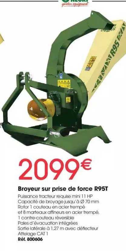 broyeur sur prise de force r95t