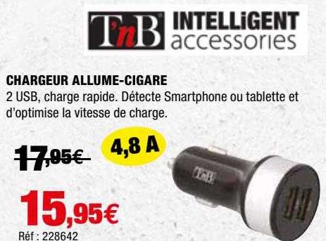chargeur allume-cigare t'b