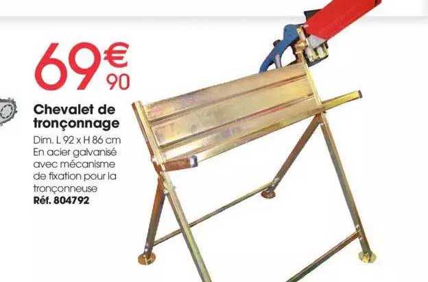 chevalet de tronçonnage
