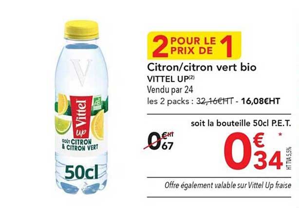 Citron-citron Vert Bio Vittel Up