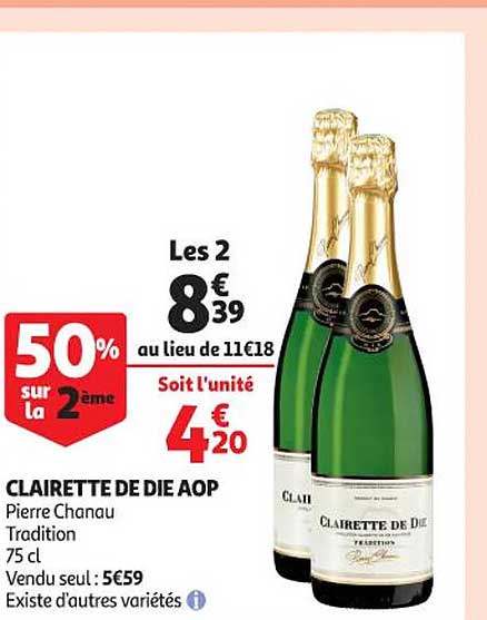 clairette de die aop pierre chanau tradition