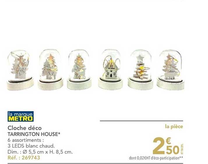 cloche déco tarrington house