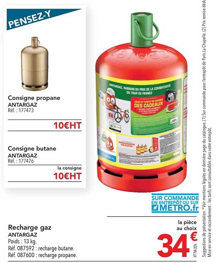 consigne propane antargaz, consigne butane antargz, recharge gaz antargaz