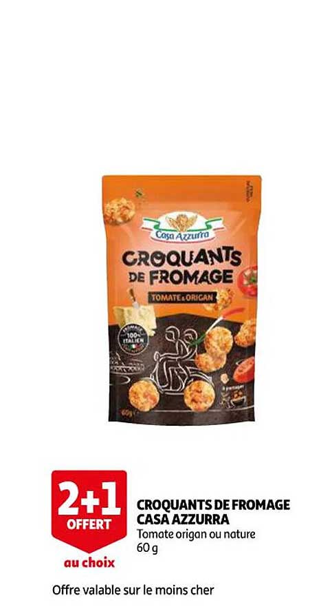 croquants de fromage casa azzurra