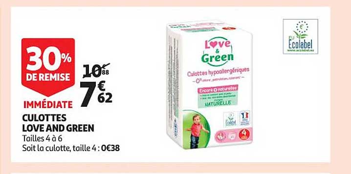 culottes love and green