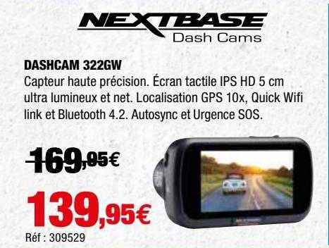 dashcam 322gw nextbase