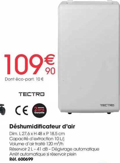 Déshumidificateur D'air Tectro