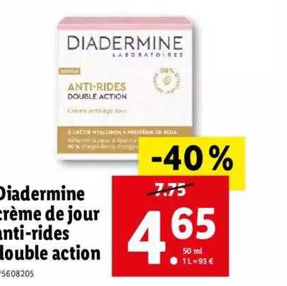 diadermine crème de jour anti-rides double action